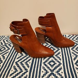 Aerosoles open brown boots